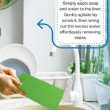 Maxbell 10x Fridge Shelf Liners Storage Refrigerator Mat for Kitchen Shelves Cabinet green