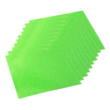 Maxbell 10x Fridge Shelf Liners Storage Refrigerator Mat for Kitchen Shelves Cabinet green