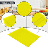 Maxbell 10x Fridge Shelf Liners Storage Refrigerator Mat for Kitchen Shelves Cabinet yellow