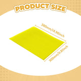 Maxbell 10x Fridge Shelf Liners Storage Refrigerator Mat for Kitchen Shelves Cabinet yellow