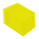 Maxbell 10x Fridge Shelf Liners Storage Refrigerator Mat for Kitchen Shelves Cabinet yellow