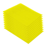 Maxbell 10x Fridge Shelf Liners Storage Refrigerator Mat for Kitchen Shelves Cabinet yellow