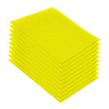 Maxbell 10x Fridge Shelf Liners Storage Refrigerator Mat for Kitchen Shelves Cabinet yellow