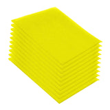 Maxbell 10x Fridge Shelf Liners Storage Refrigerator Mat for Kitchen Shelves Cabinet yellow
