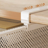 Maxbell 2x Under Shelf Storage Baskets Cabinet Bathroom Under Desk Drawer Organizers 35x38x12cm45x38x12cm