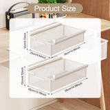 Maxbell 2x Under Shelf Storage Baskets Cabinet Bathroom Under Desk Drawer Organizers 35x38x12cm45x38x12cm