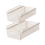 Maxbell 2x Under Shelf Storage Baskets Cabinet Bathroom Under Desk Drawer Organizers 35x38x12cm45x38x12cm