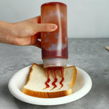 Maxbell 3x Sauce Bottles Squeeze with Small Pointed Nozzle for Dressing Barbecue BBQ Yellow Red White
