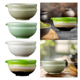 Maxbell Ceramic Matcha Bowl Tea Making Accessory Traditional Household Green Tea Cup Matcha Green