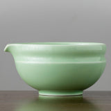 Maxbell Ceramic Matcha Bowl Tea Making Accessory Traditional Household Green Tea Cup Light Green