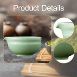 Maxbell Ceramic Matcha Bowl Tea Making Accessory Traditional Household Green Tea Cup Light Green