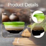 Maxbell Ceramic Matcha Bowl Tea Making Accessory Traditional Household Green Tea Cup Furnace Change Green