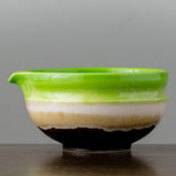 Maxbell Ceramic Matcha Bowl Tea Making Accessory Traditional Household Green Tea Cup Furnace Change Green
