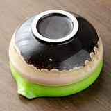 Maxbell Ceramic Matcha Bowl Tea Making Accessory Traditional Household Green Tea Cup Furnace Change Green