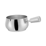 Maxbell Mini Skillet Sauce Bowl with Handle Soy Sauce Dish for Soy Melting Chocolate Silver