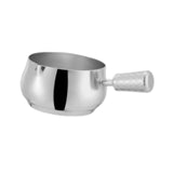 Maxbell Mini Skillet Sauce Bowl with Handle Soy Sauce Dish for Soy Melting Chocolate Silver