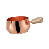Maxbell Mini Skillet Sauce Bowl with Handle Soy Sauce Dish for Soy Melting Chocolate Rose Gold