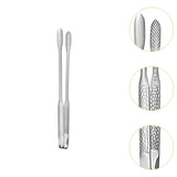 Maxbell Stainless Steel Serving Tongs Metal Kitchen Tongs  1.5cmx28cm