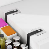 Maxbell Refrigerator Storage Rack with Hooks Fridge Organizer Shelf 26cmx13cmx67cm
