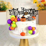 Maxbell Halloween Cake Toppers Happy Halloween Sign for Holidays Birthday Gatherings