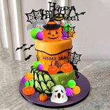 Maxbell Halloween Cake Toppers Happy Halloween Sign for Holidays Birthday Gatherings