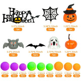 Maxbell Halloween Cake Toppers Happy Halloween Sign for Holidays Birthday Gatherings