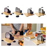 Maxbell Manual Bread Slicer Classic Tool Machine Evenly Slicing Adjustable Thickness Black Regular