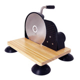 Maxbell Manual Bread Slicer Classic Tool Machine Evenly Slicing Adjustable Thickness Black Regular