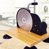 Maxbell Manual Bread Slicer Classic Tool Machine Evenly Slicing Adjustable Thickness Black Regular