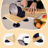Maxbell Manual Bread Slicer Classic Tool Machine Evenly Slicing Adjustable Thickness Black Regular