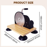 Maxbell Manual Bread Slicer Classic Tool Machine Evenly Slicing Adjustable Thickness Black Regular