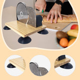 Maxbell Manual Bread Slicer Classic Tool Machine Evenly Slicing Adjustable Thickness Silver Regular