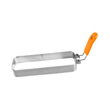 Maxbell Fried Egg Ring Muffin Omelette Ring for Griddle Pan Crumpet Ring Rectangular Orange handle