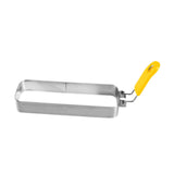 Maxbell Fried Egg Ring Muffin Omelette Ring for Griddle Pan Crumpet Ring Rectangular Yellow handle