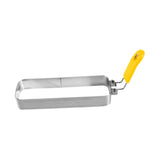 Maxbell Fried Egg Ring Muffin Omelette Ring for Griddle Pan Crumpet Ring Rectangular Yellow handle