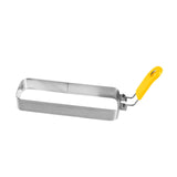 Maxbell Fried Egg Ring Muffin Omelette Ring for Griddle Pan Crumpet Ring Rectangular Yellow handle
