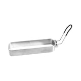 Maxbell Fried Egg Ring Muffin Omelette Ring for Griddle Pan Crumpet Ring Rectangular Black handle