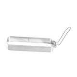 Maxbell Fried Egg Ring Muffin Omelette Ring for Griddle Pan Crumpet Ring Rectangular Silver handle