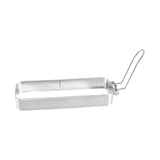 Maxbell Fried Egg Ring Muffin Omelette Ring for Griddle Pan Crumpet Ring Rectangular Silver handle