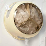 Maxbell Fresh Keeping Bag Storage Box Kitchen Organizer Home Food Wrap Bag Organizer Cream Color