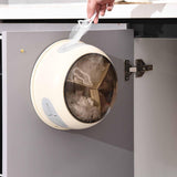 Maxbell Fresh Keeping Bag Storage Box Kitchen Organizer Home Food Wrap Bag Organizer Cream Color