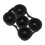 Maxbell Silicone Donut Pan Food Grade Nonstick for Air Fryer for Cake Biscuit Muffin Black
