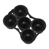 Maxbell Silicone Donut Pan Food Grade Nonstick for Air Fryer for Cake Biscuit Muffin Black