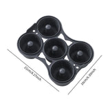 Maxbell Silicone Donut Pan Food Grade Nonstick for Air Fryer for Cake Biscuit Muffin Gray