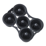 Maxbell Silicone Donut Pan Food Grade Nonstick for Air Fryer for Cake Biscuit Muffin Gray
