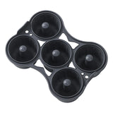 Maxbell Silicone Donut Pan Food Grade Nonstick for Air Fryer for Cake Biscuit Muffin Gray