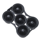 Maxbell Silicone Donut Pan Food Grade Nonstick for Air Fryer for Cake Biscuit Muffin Gray