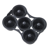 Maxbell Silicone Donut Pan Food Grade Nonstick for Air Fryer for Cake Biscuit Muffin Gray