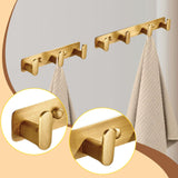Maxbell Coat Rack Wall Mount Modern Heavy Duty Towel Hanger for Keys Purses Entrance 3 Hooks