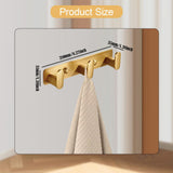 Maxbell Coat Rack Wall Mount Modern Heavy Duty Towel Hanger for Keys Purses Entrance 3 Hooks